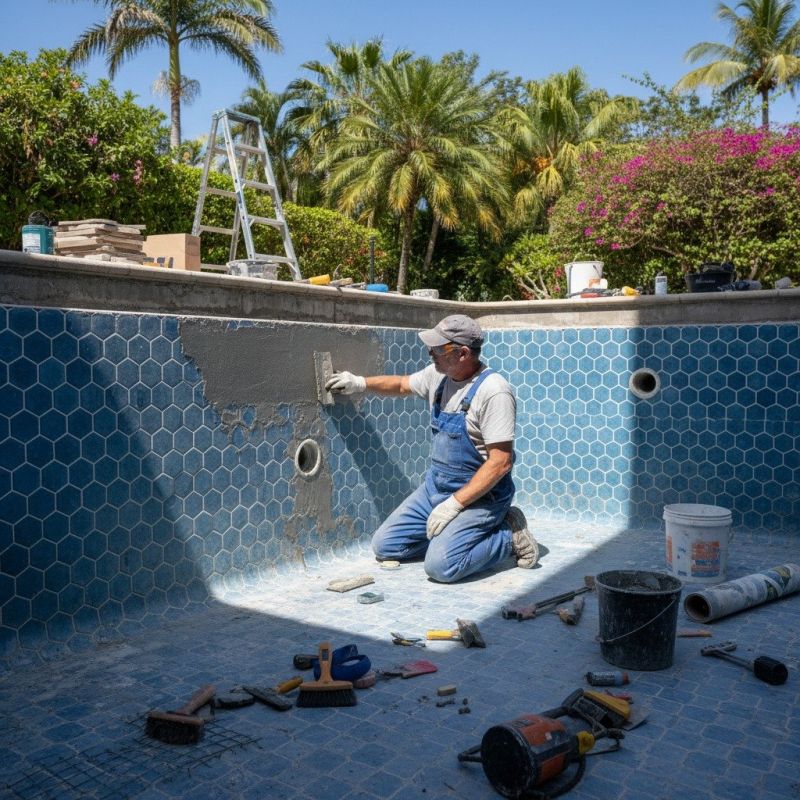 Pool Paver Repair