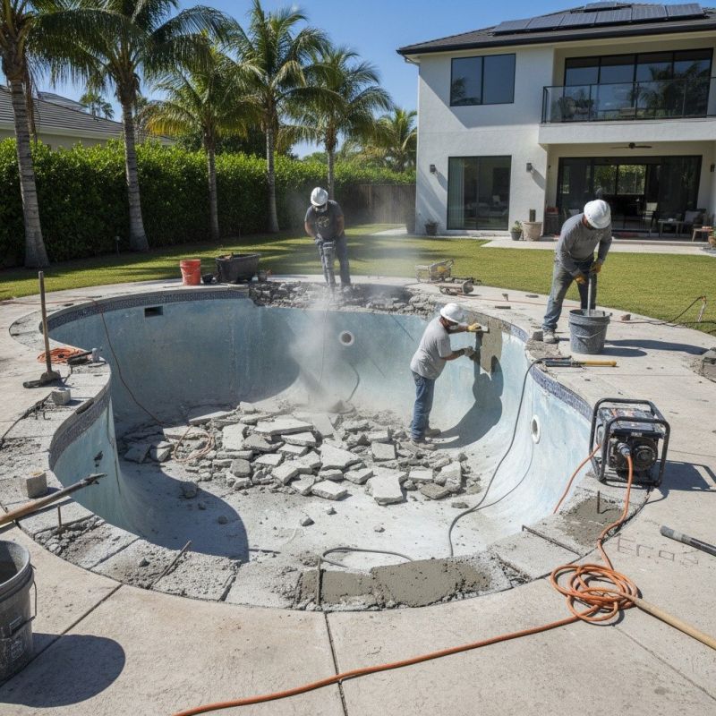 Pool Paver Repair